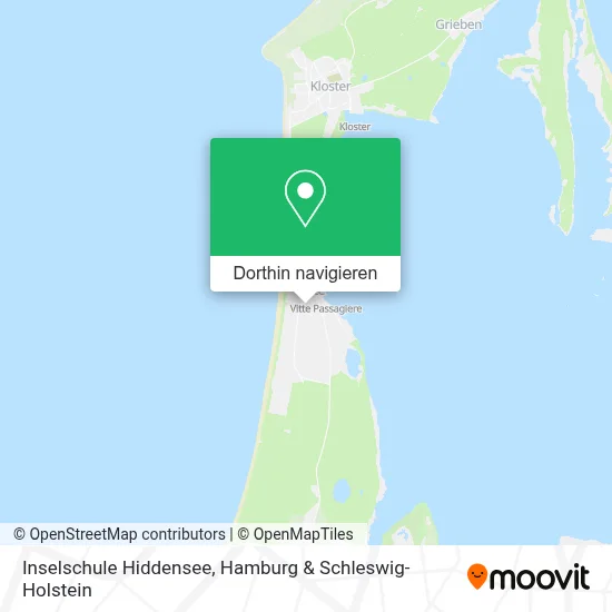 Inselschule Hiddensee Karte