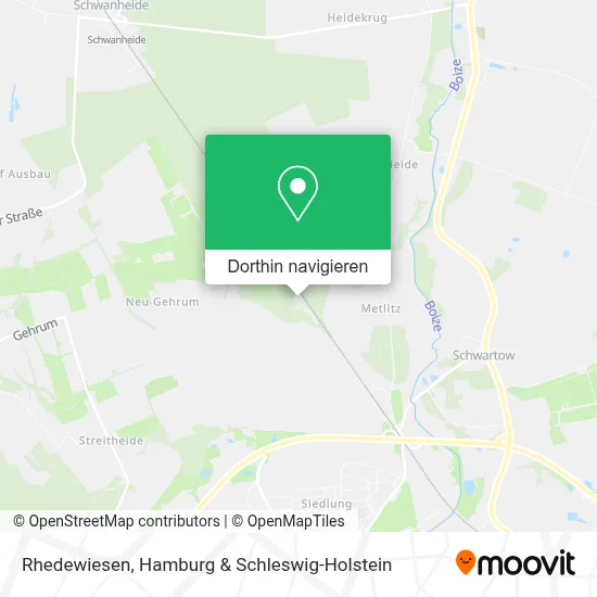 Rhedewiesen Karte