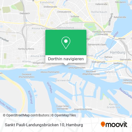 Sankt Pauli-Landungsbrücken 10 Karte