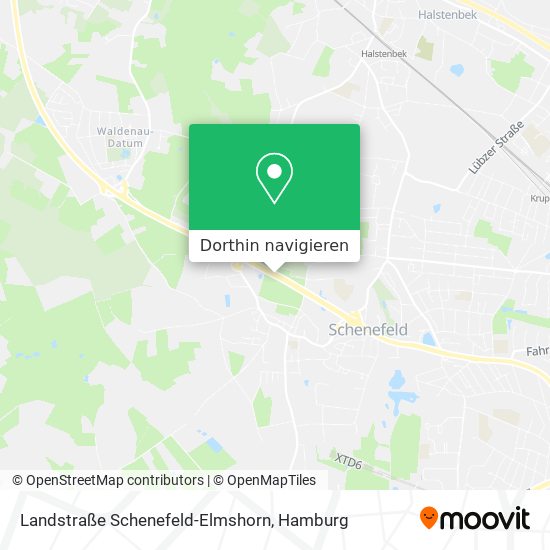 Landstraße Schenefeld-Elmshorn Karte