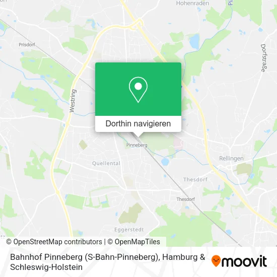 Bahnhof Pinneberg (S-Bahn-Pinneberg) Karte