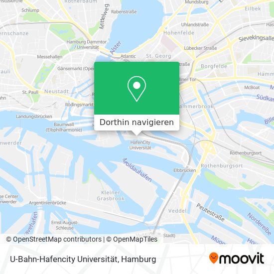 U-Bahn-Hafencity Universität Karte