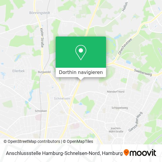 Anschlussstelle Hamburg-Schnelsen-Nord Karte