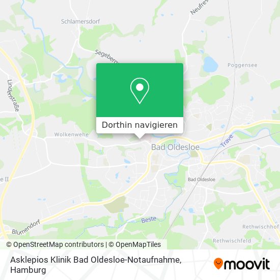 Asklepios Klinik Bad Oldesloe-Notaufnahme Karte