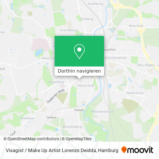 Visagist / Make Up Artist Lorenzo Deidda Karte