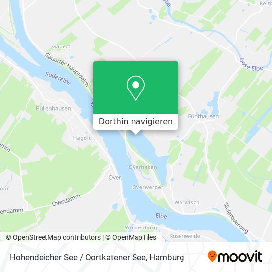 Hohendeicher See / Oortkatener See Karte
