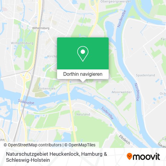 Naturschutzgebiet Heuckenlock Karte