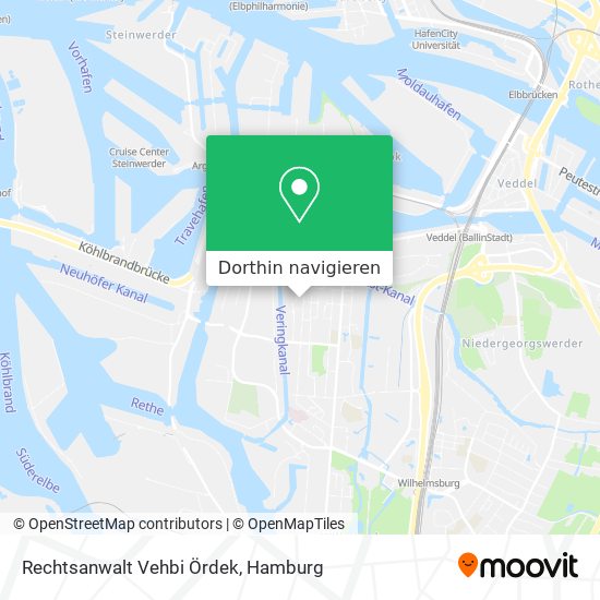 Rechtsanwalt Vehbi Ördek Karte