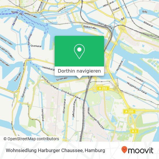 Wohnsiedlung Harburger Chaussee Karte