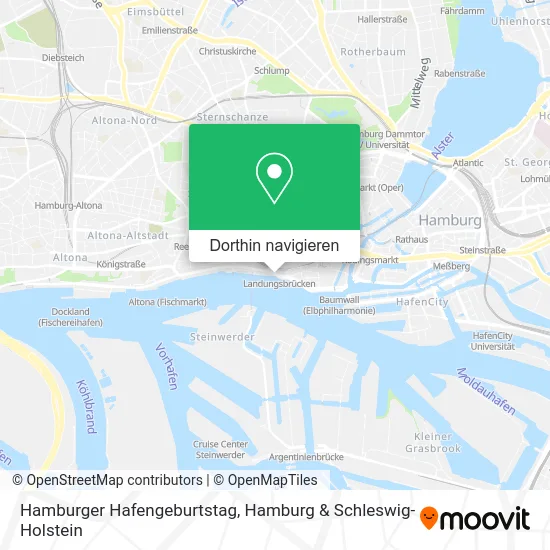 Hamburger Hafengeburtstag Karte