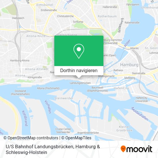 U/S Bahnhof Landungsbrücken Karte