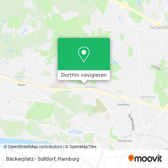 Bäckerplatz - Sülldorf Karte