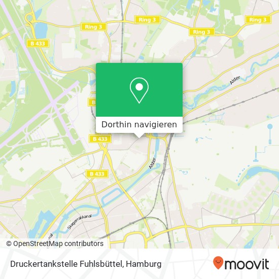 Druckertankstelle Fuhlsbüttel Karte