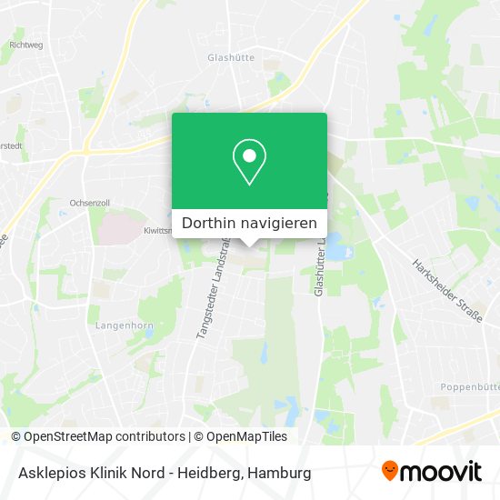 Asklepios Klinik Nord - Heidberg Karte