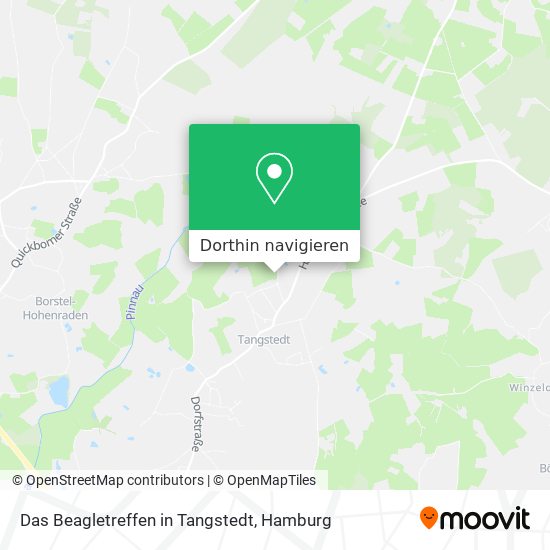 Das Beagletreffen in Tangstedt Karte