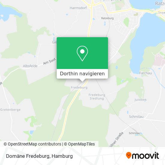 Domäne Fredeburg Karte