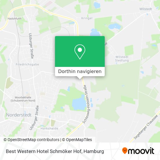Best Western Hotel Schmöker Hof Karte