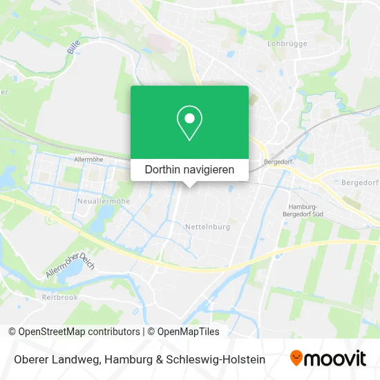 Oberer Landweg Karte