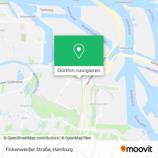 Finkenwerder Straße Karte
