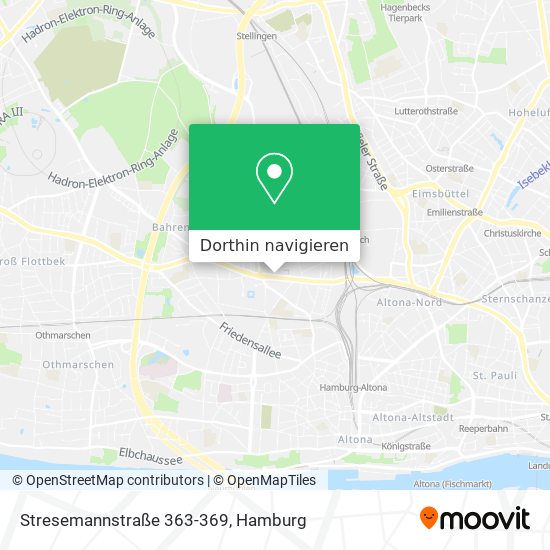 Stresemannstraße 363-369 Karte