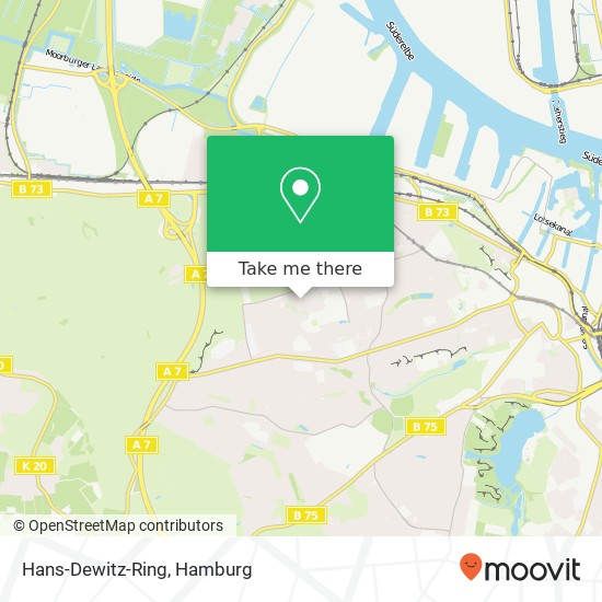 Hans-Dewitz-Ring Karte