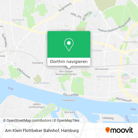 Am Klein Flottbeker Bahnhof Karte