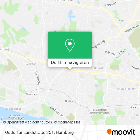 Osdorfer Landstraße 251 Karte