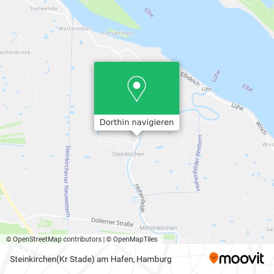 Steinkirchen(Kr Stade) am Hafen Karte