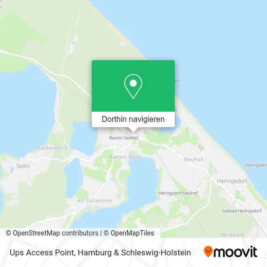 Ups Access Point Karte