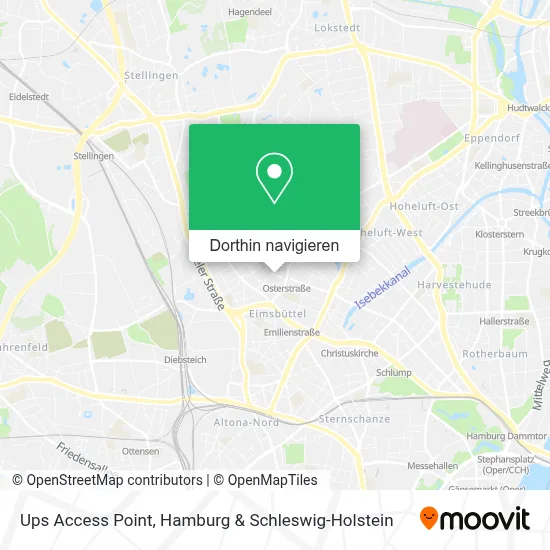 Ups Access Point Karte