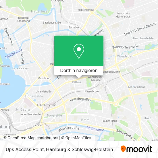 Ups Access Point Karte