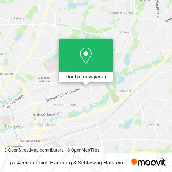 Ups Access Point Karte
