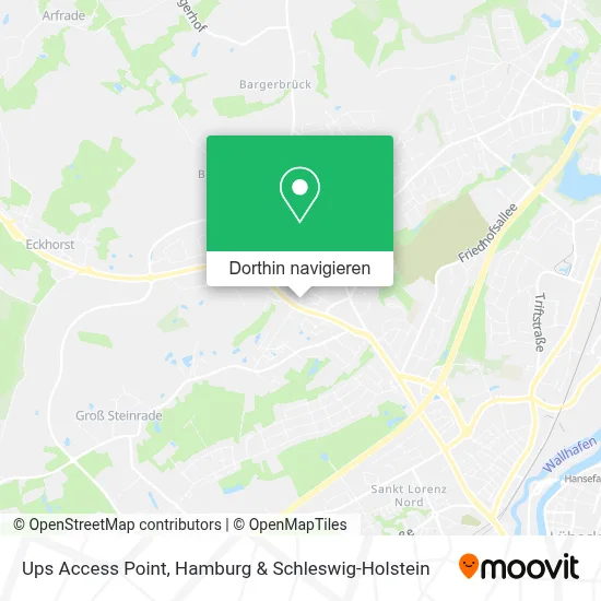 Ups Access Point Karte