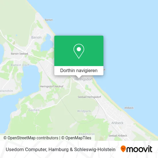 Usedom Computer Karte