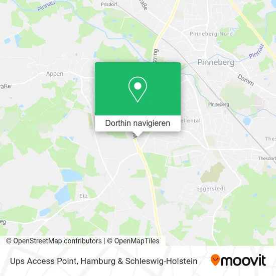 Ups Access Point Karte