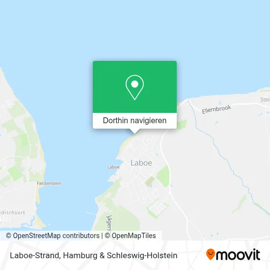 Laboe-Strand Karte