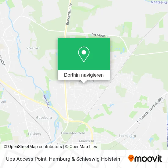 Ups Access Point Karte