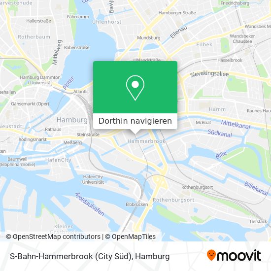 S-Bahn-Hammerbrook (City Süd) Karte