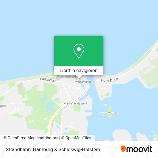 Strandbahn Karte