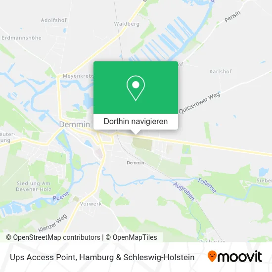 Ups Access Point Karte