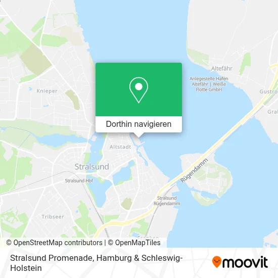 Stralsund Promenade Karte
