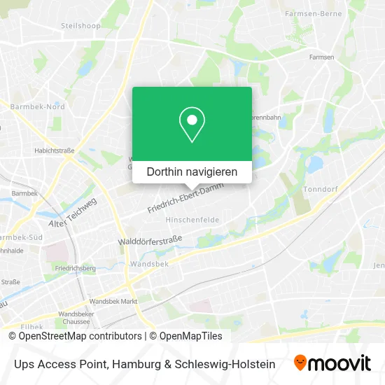 Ups Access Point Karte