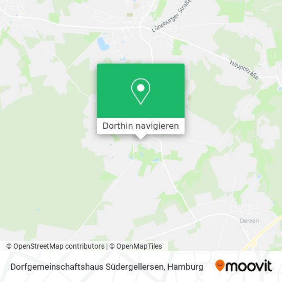 Dorfgemeinschaftshaus Südergellersen Karte