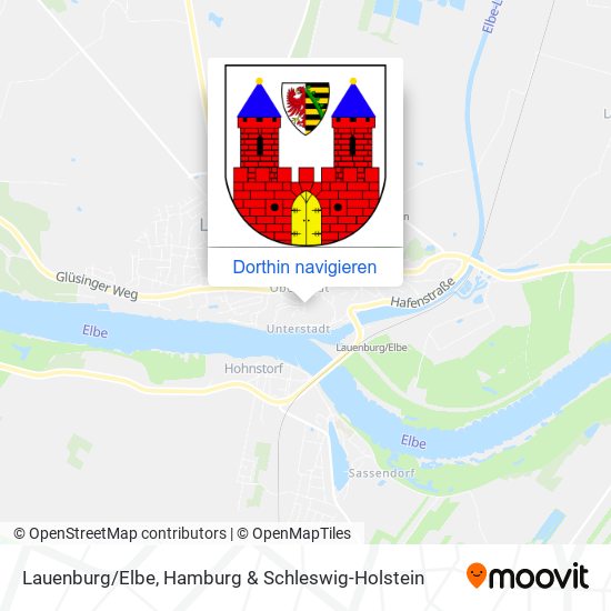 Lauenburg/Elbe Karte
