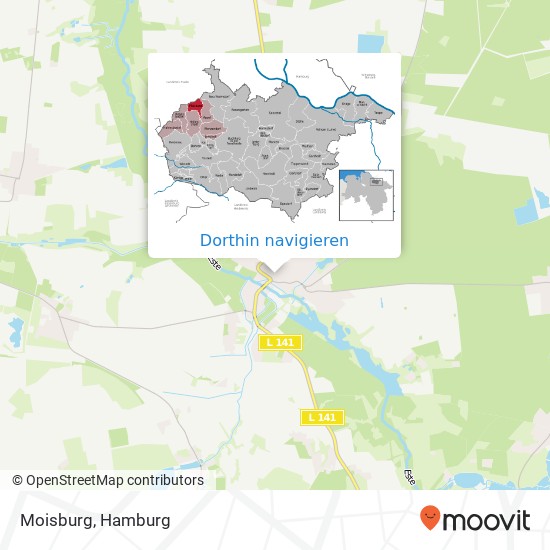 Moisburg Karte