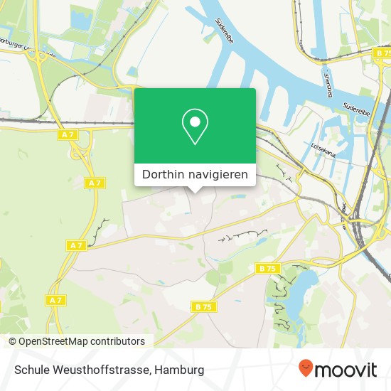 Schule Weusthoffstrasse Karte