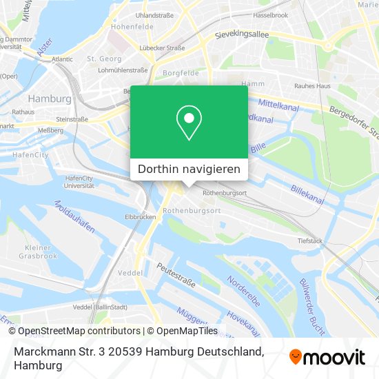 Marckmann Str. 3 20539 Hamburg Deutschland Karte