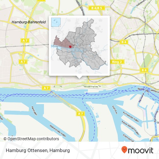 Hamburg Ottensen Karte