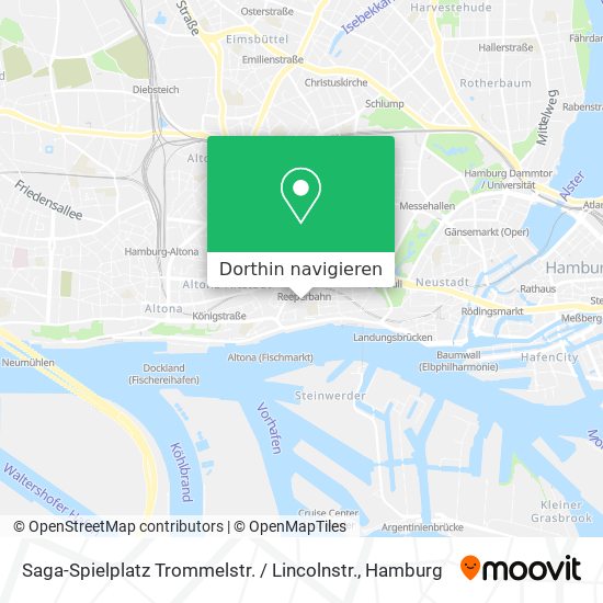 Saga-Spielplatz Trommelstr. / Lincolnstr. Karte
