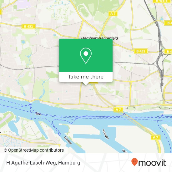 H Agathe-Lasch-Weg Karte